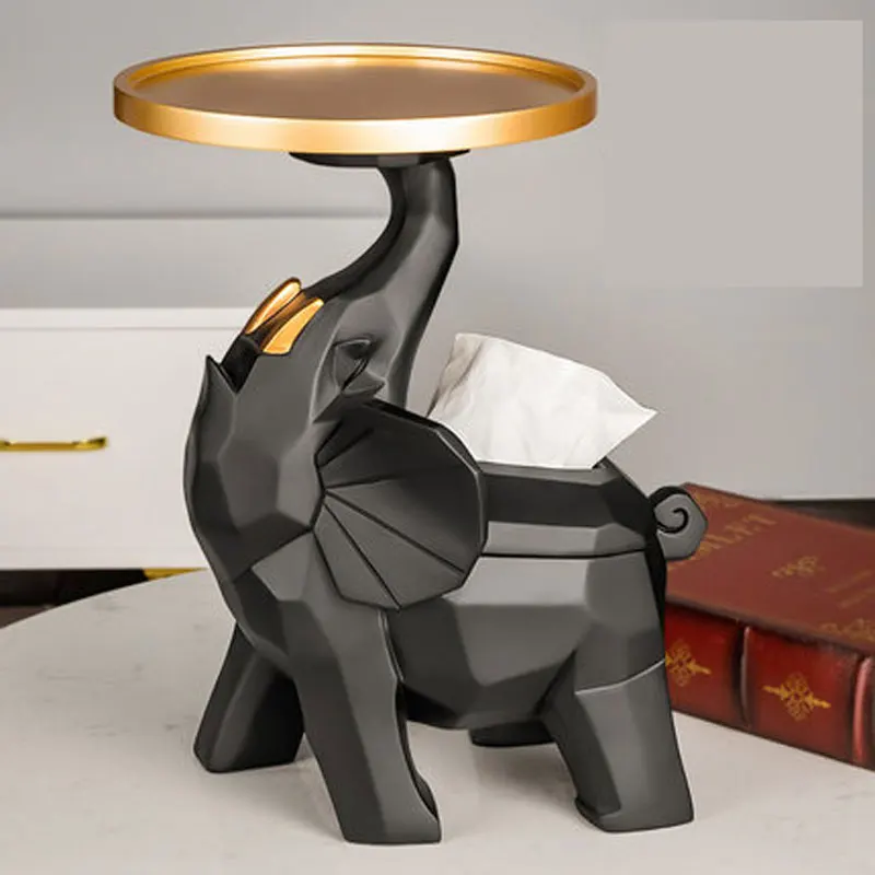 Новая Скандинавская полимерная декоративная полка в виде слона коробка для