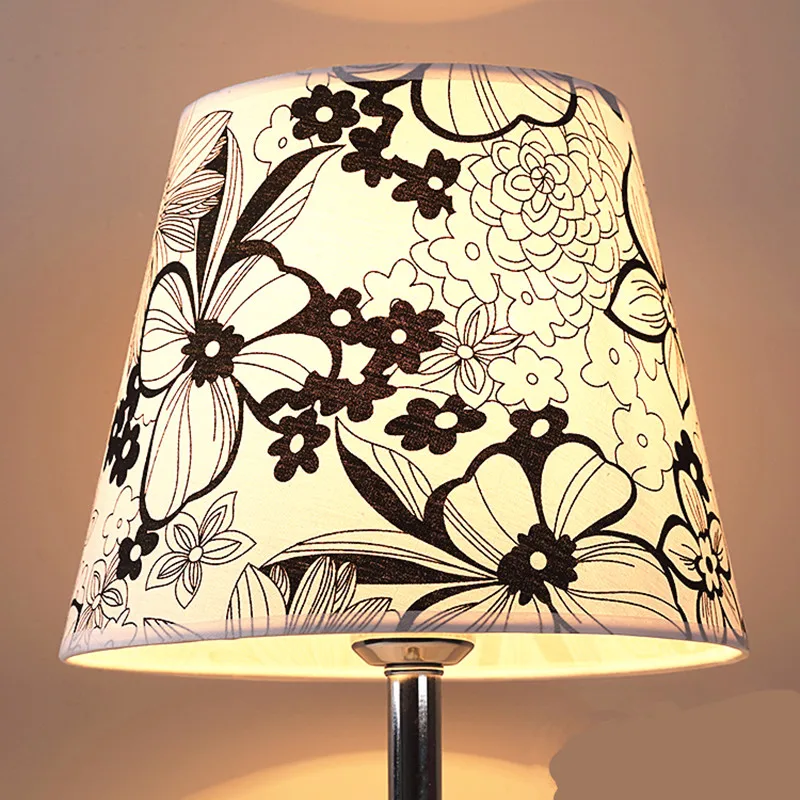 

E27 lampshade for table lamp Contemporary flower Lamp shade morden lamp cover for bedroom home Garden Decoration lampshades