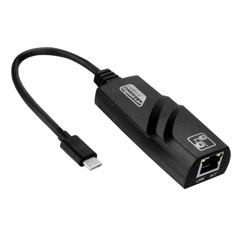 USB C Gigabite Ethernet к RJ45 Lan адаптер для MacBook Pro/Galaxy S9/S8/Note 9 Тип внешняя сетевая