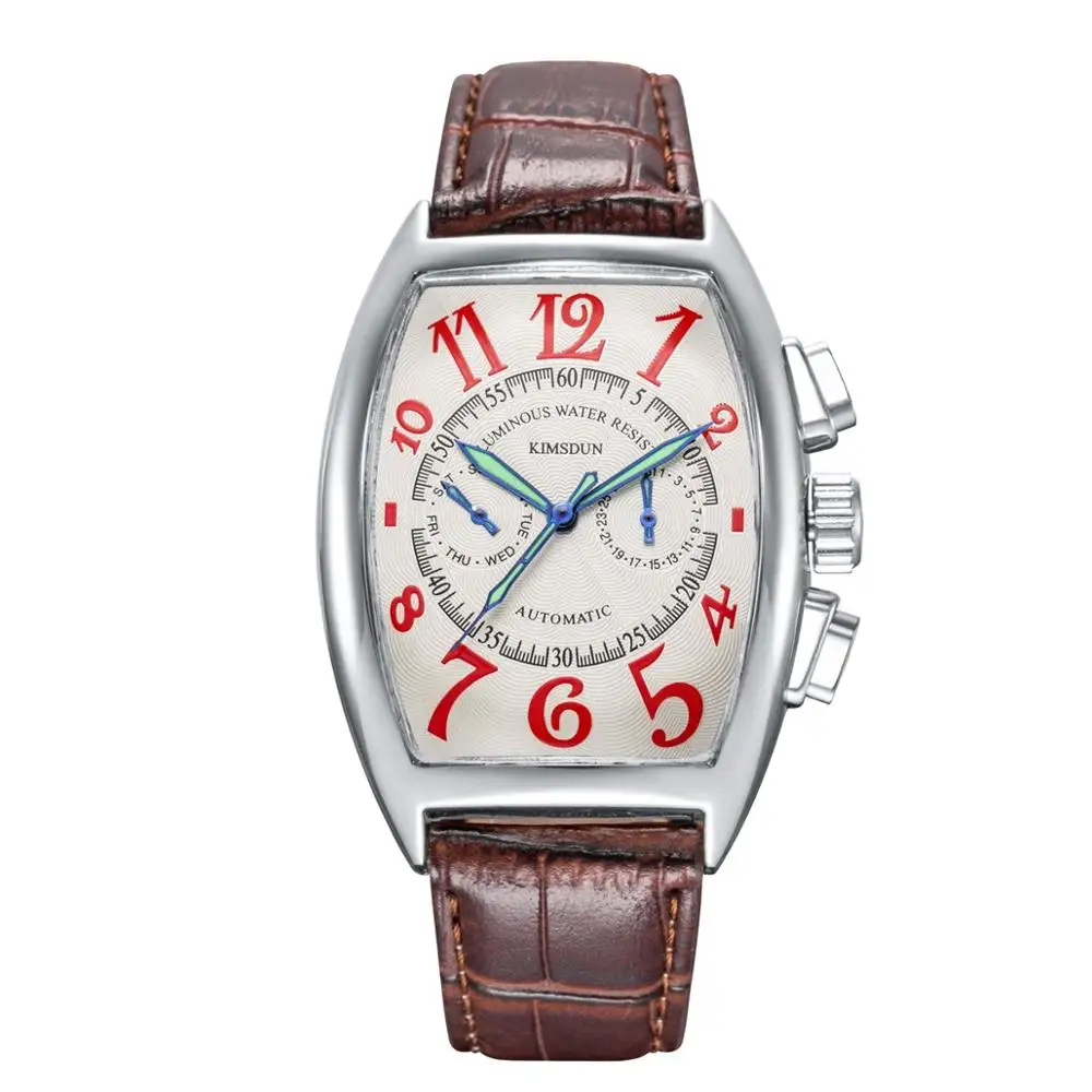 Relojes Para Hombre KIMSDUN модные брендовые мужские часы повседневные светящиеся
