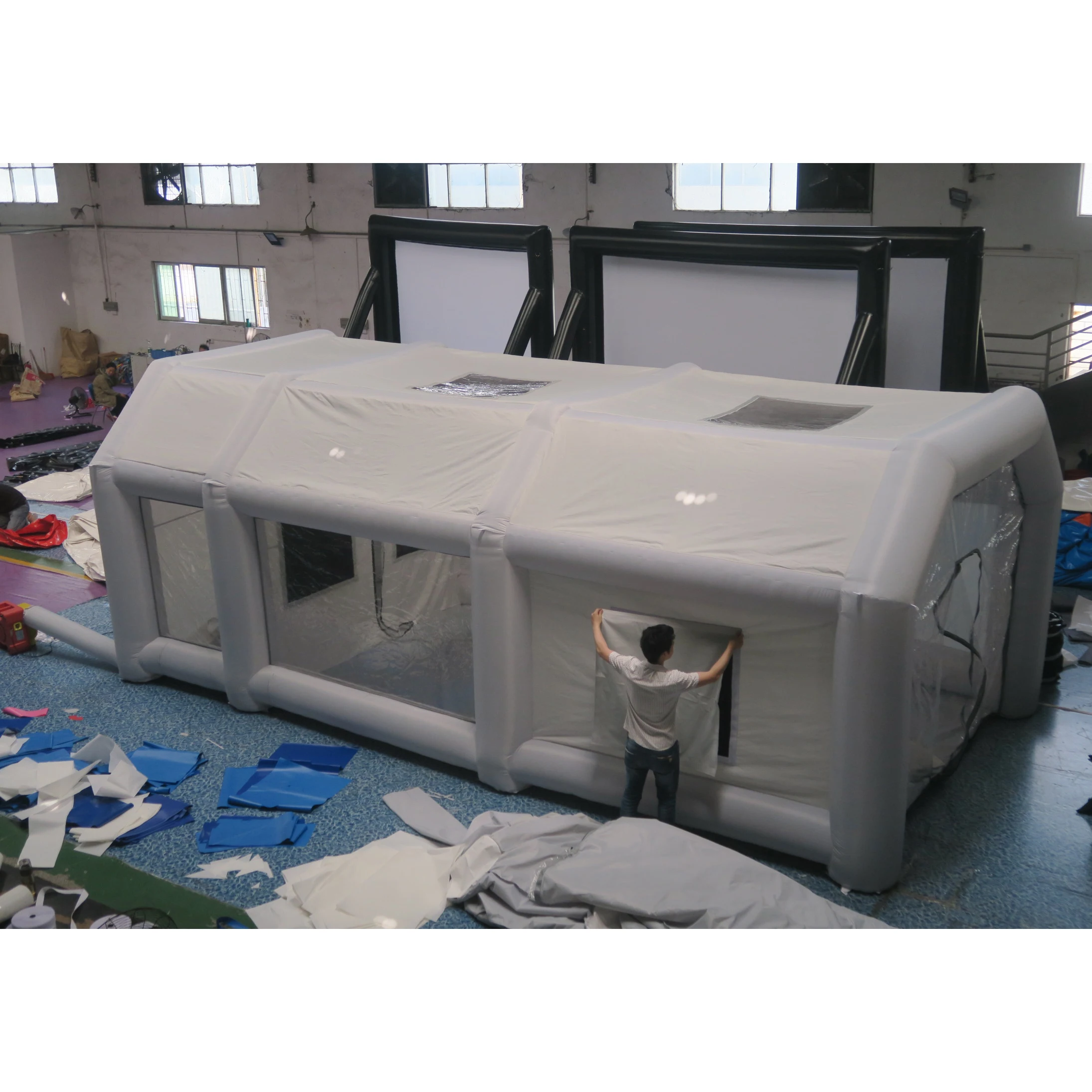 Бесплатная доставка горячая Распродажа надувная распылительная камера/8x4x3 м