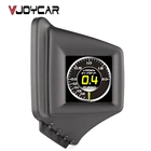 Новейший гаджет HUD OBD2 GPS Спидометр бортовой компьютер HUD турбо давление потребление масла Температура воды и масла A-pillar Trim