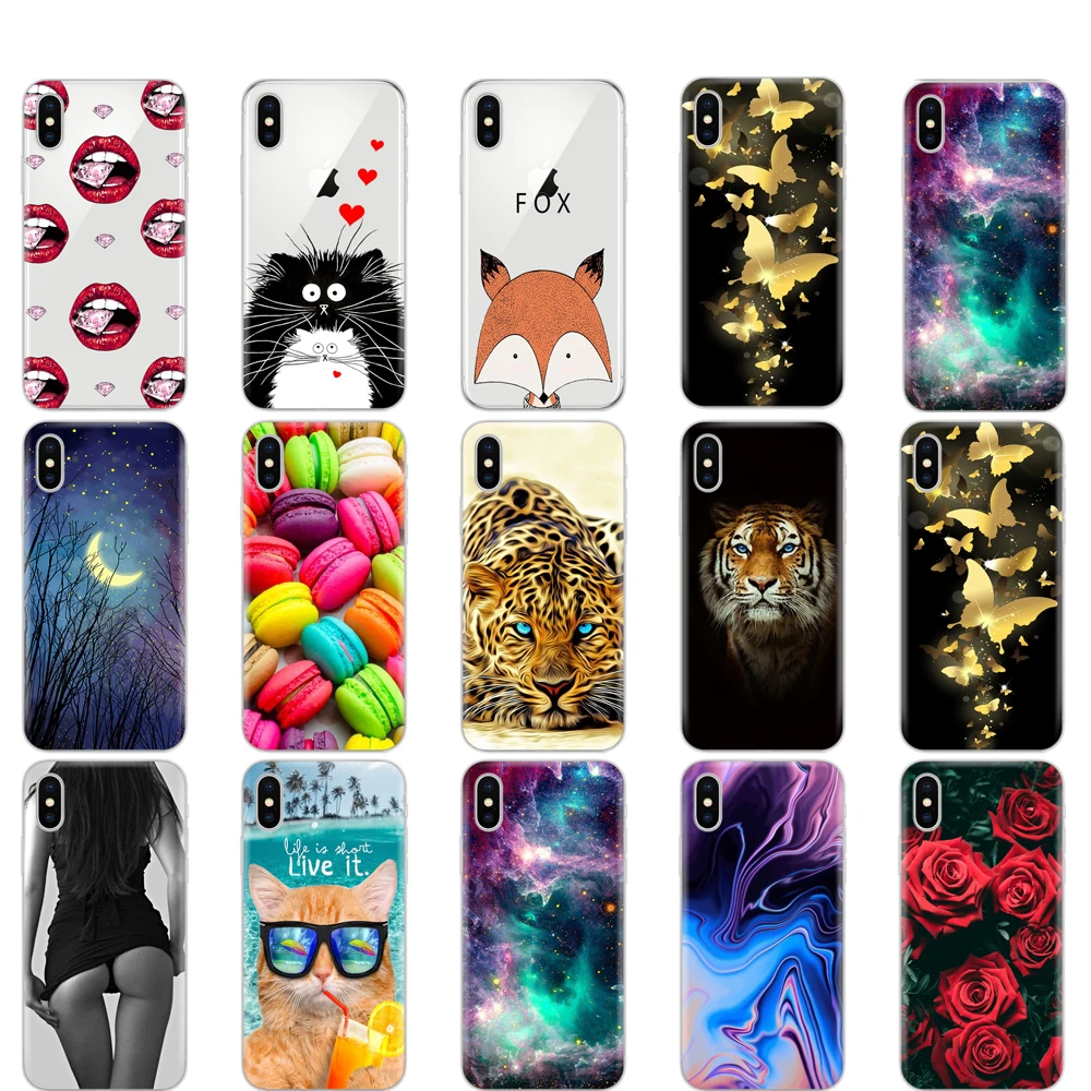 Чехол для Телефона iphone X XS XR мягкий силиконовый чехол Xs Max Etui бампер задняя крышка