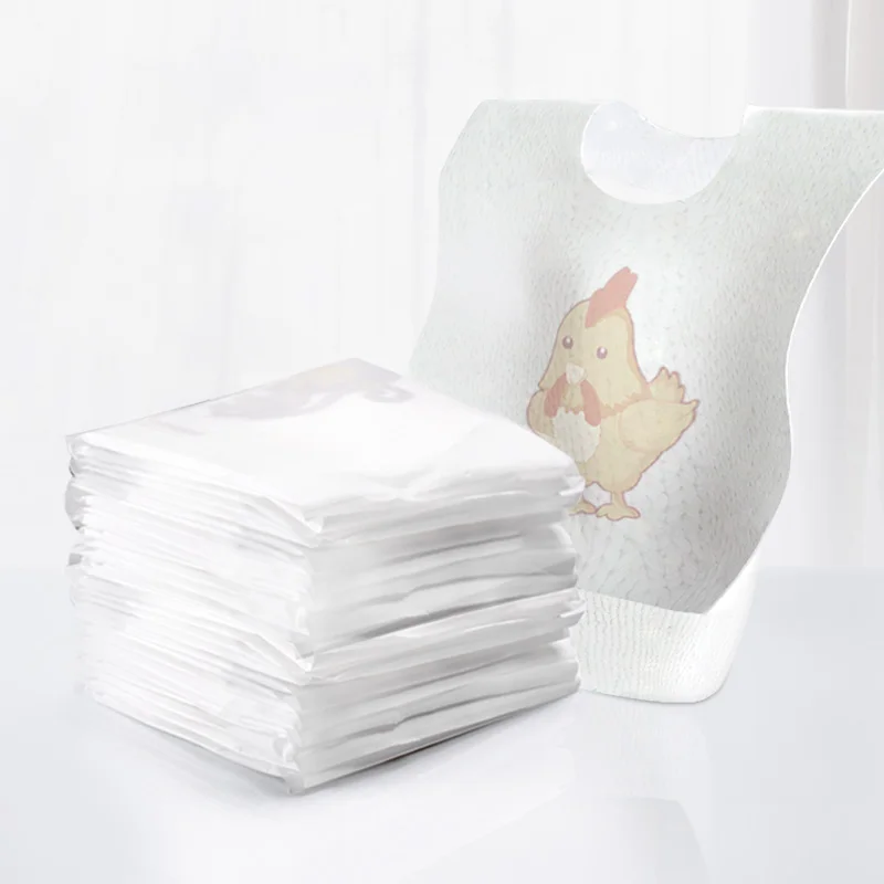 10 / мешок детские нагрудники водонепроницаемый одноразовый нагрудник детское