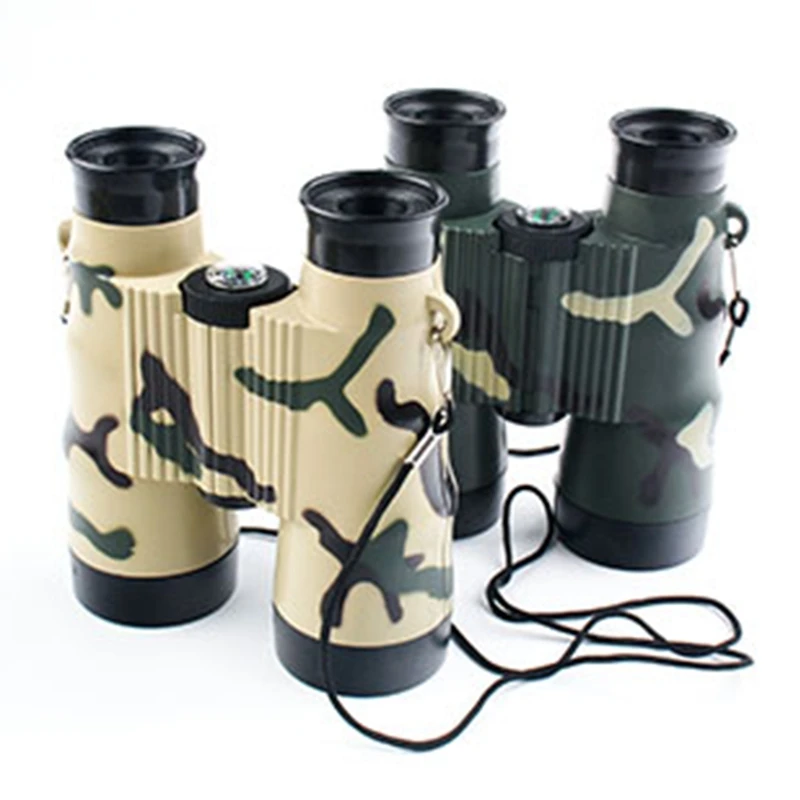 

4X Folding Binoculars for Outdoor Camping Climb Travelling Field Glasses Children Kids Comflage Toys Telescope Birthday Gift