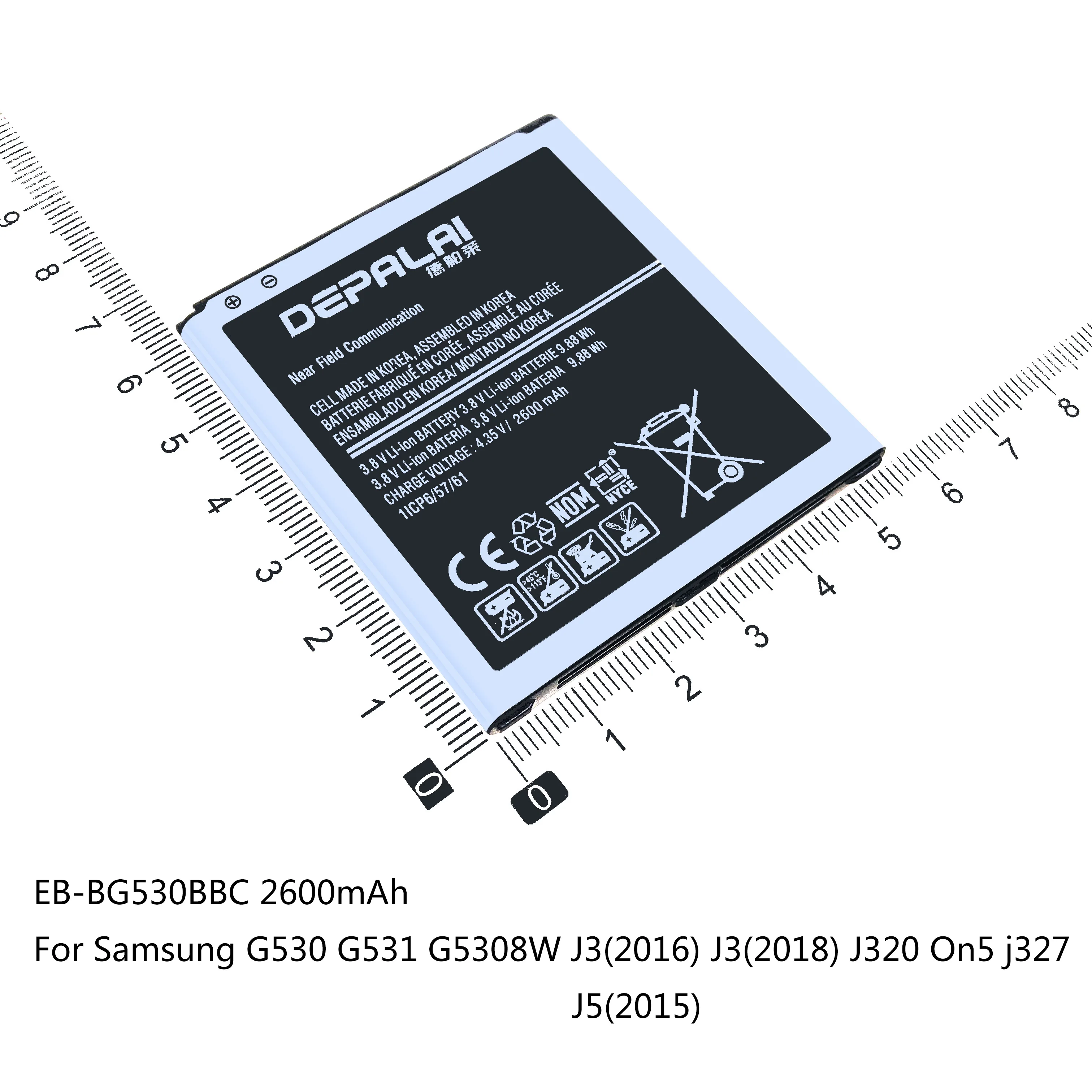 B650AC EB585157LU EB-L1F2HVU EB-BG530BBC для Samsung Galaxy G530 G531 J3 j327 J5 i9250 i9152 i9158V P709 i869 i8530 i8558 i8552 - купить