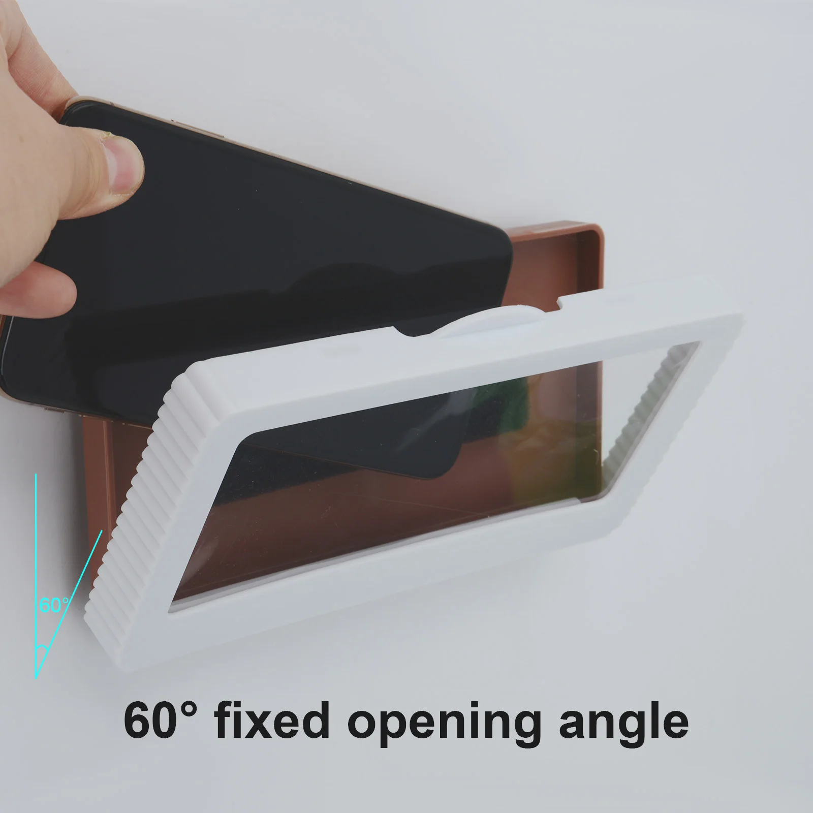 

Shower Phone Holder Wall Mounted Phone Case Bathroom Anti-Fog Waterproof Phone Holder Kitchen With Phone Cover Adsensive Hook