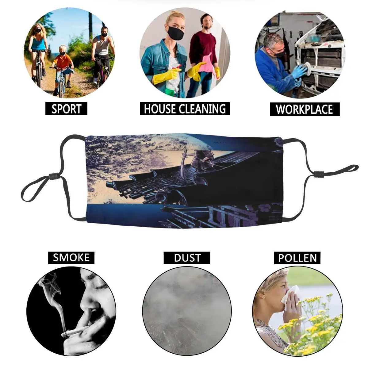 Пылезащитные маски для мужчин и женщин Kubo многоразовые защиты от пыли воздуха на