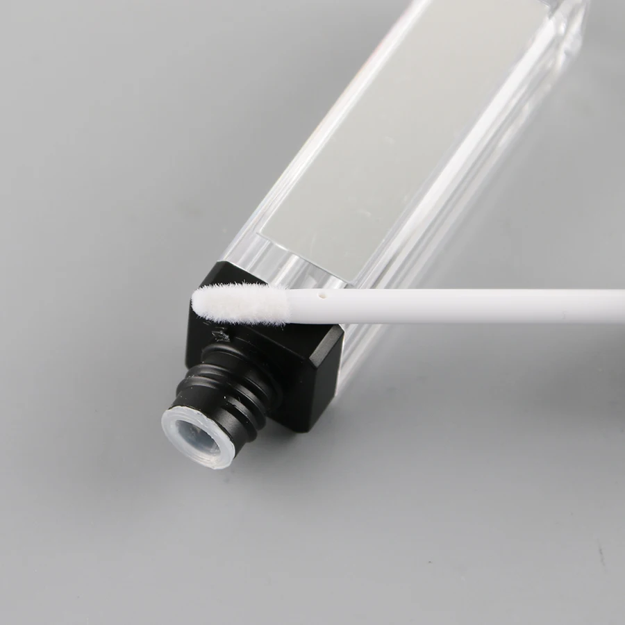 5 шт. 8 мл светодиодный светильник квадратный блеск для губ трубка с розовым