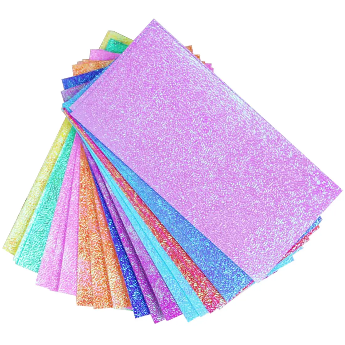 50 шт./компл. однобоковая блестящая Складная одноцветная бумага для детей ручная