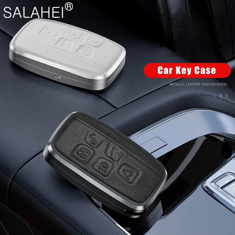 Car Key Case Full Cover Shell For Land Rover Range Rover Sport Evoque Freelander For Jaguar XF XJ XE XJL XF Keychain Accessories 