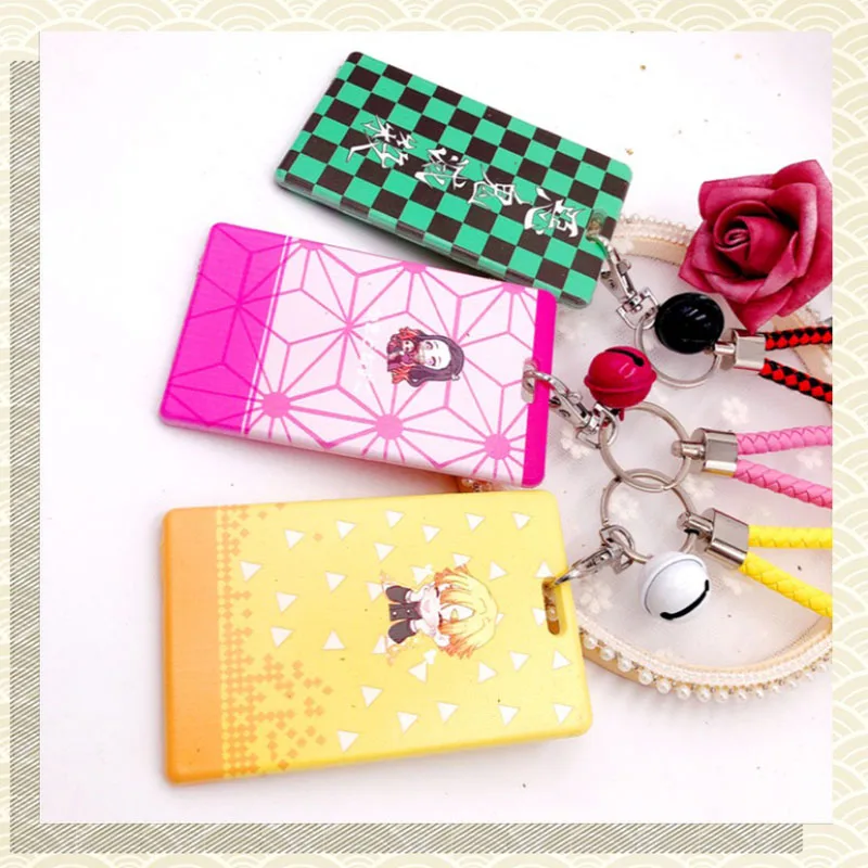 

Devil Card Set Tanjiro Game Anime Two-dimensional Peripheral Bus Card Cartoon Killer Rice Card Bank Card