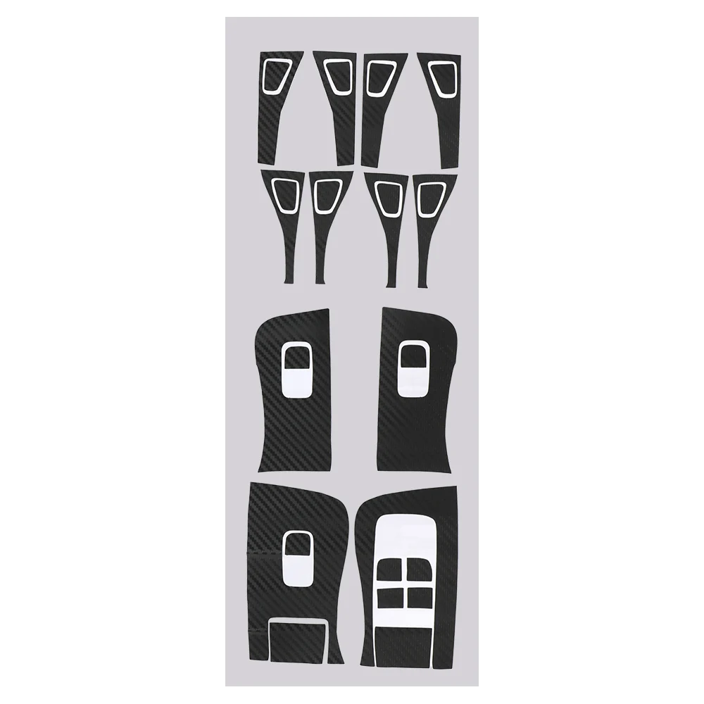 LEEPEE автомобильный ABS стеклоподъемник переключатель кнопки наклейка сделай сам