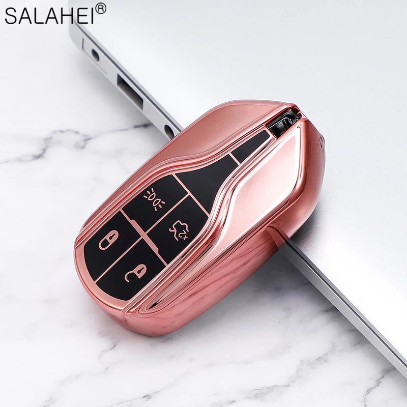 Красивый новый мягкий чехол для автомобильного ключа из ТПУ Maserati ghiдоступ к