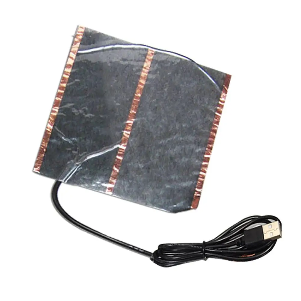 

5V USB Electric Heating Warm Pad USB Far Infrared Carbon Fiber Heating Sheet For Mouse Pads Feet Warmer 15X16.5CM