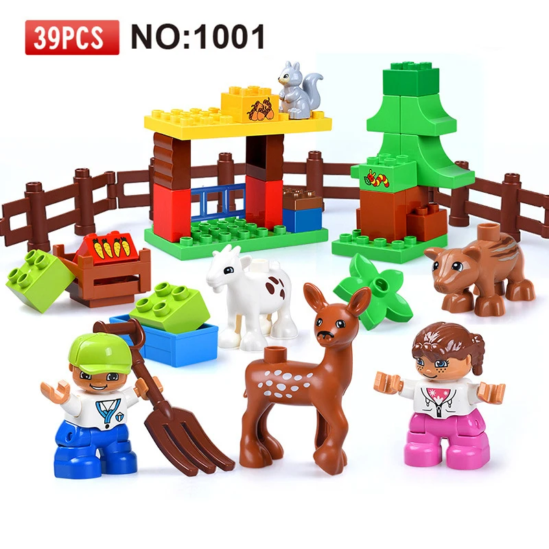 

Building Blocks Big Size Diy Jungle Pirate War Simulation Block Toy Set DIY Toys For Kids