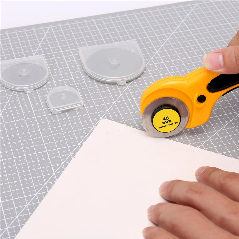 45 мм Вращающийся резак для ткани режущие лезвия круговой лоскутный инструмент
