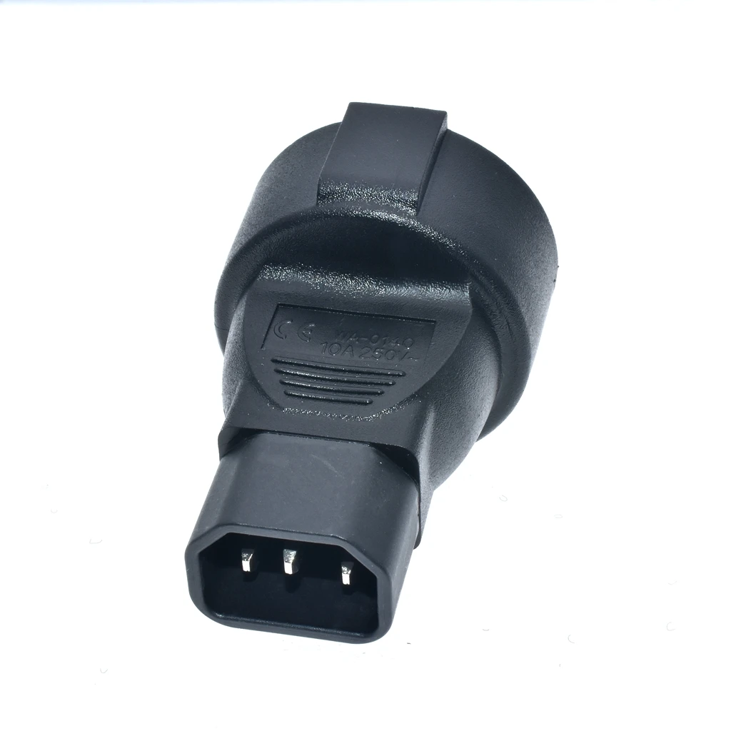 Свинцовый разъем стандарта ЕС IEC 320 C14 штепсельная Вилка для CEE 7/7 Европейская 3Pin