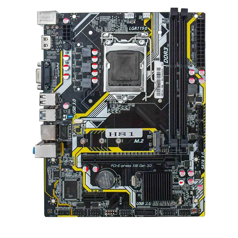 

Игровая материнская плата H81AL D3 16G LGA1155-Pin I3/I5/I7 и Celeron, Pentium Series 4-го поколения/1060/1333/1600 МГц