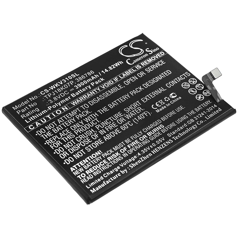 

Cameron Sino Battery For Wiko View3 Pro