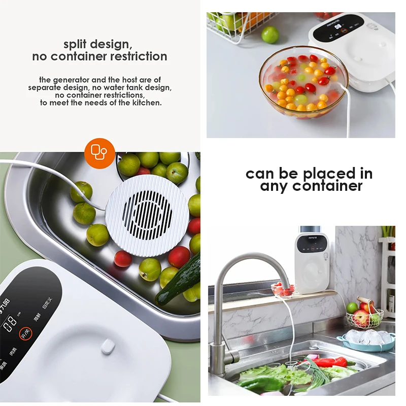 

Joyoung X-XJ510 Vegetables Fruit Washing Machine 220V Portable Large Capacity Ionization Washer Household Tableware Sterilizer