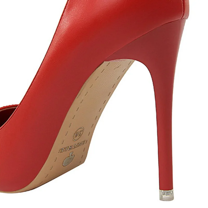 

Brand Shoes Women High Heels Pointed Toe Women Pumps Stiletto Office Ladies Shoes Heels Party Bridal Wedding Shoes Plus Size 43