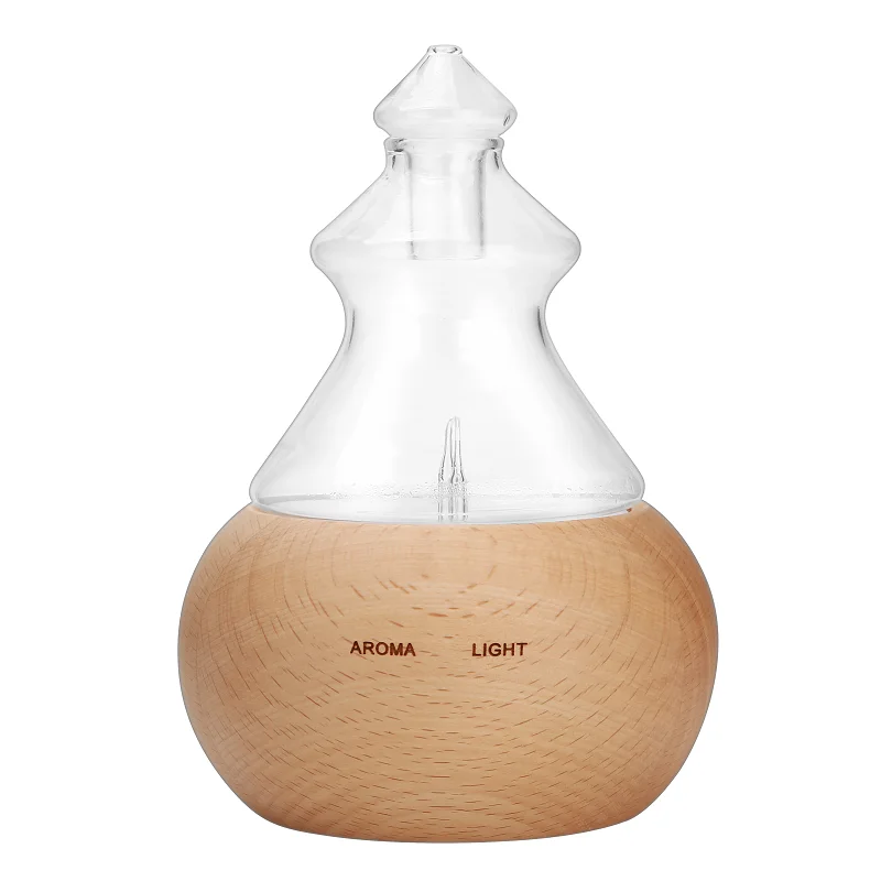 

2021 New Gift Jade Vase Christmas Tree Design Essential Oil Nebulizer Aromatherapy Nebulizing Diffuser Air Aroma Yoga Home Use