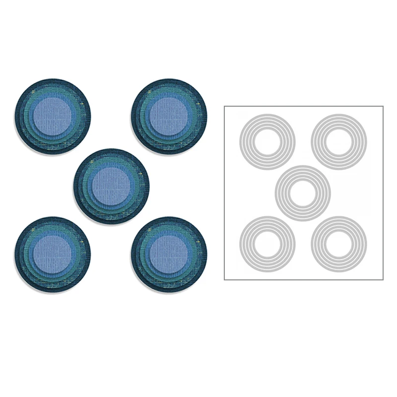 Новинка 2020 популярный металлический трафарет для резки трафареты и овальная