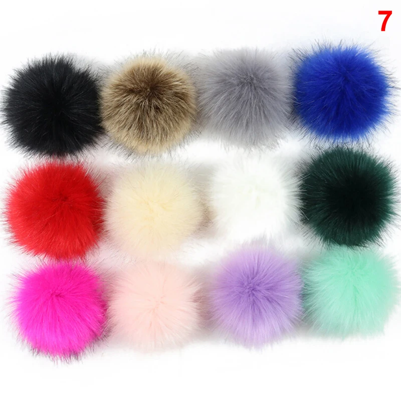 12 шт. 8 см брелок из искусственного кроличьего меха женская Автомобильная сумка