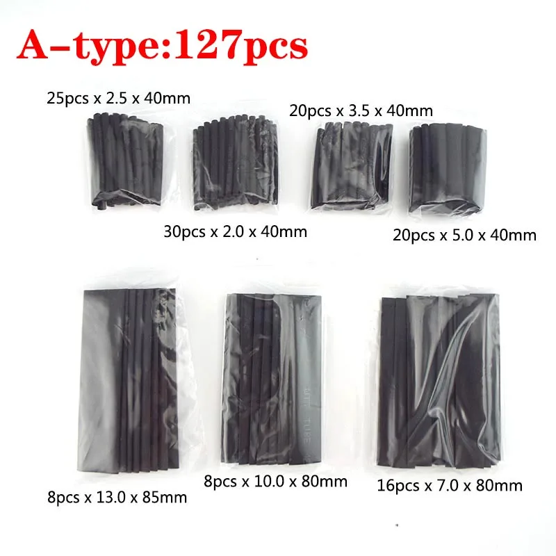 328 шт. 530 термоусадочные трубки для кабелей|Кабельные рукава| |