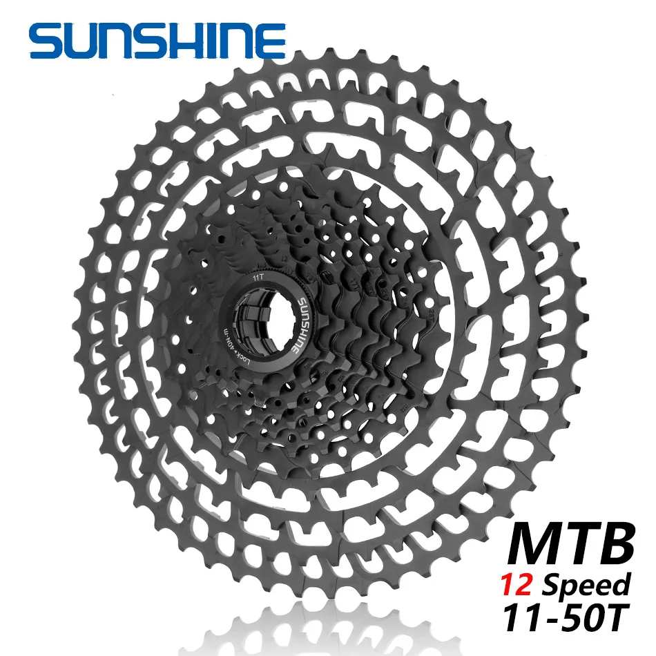 Велосипедная кассета SUNSHINE 11 в 12 Скоростей свободное колесо для горного
