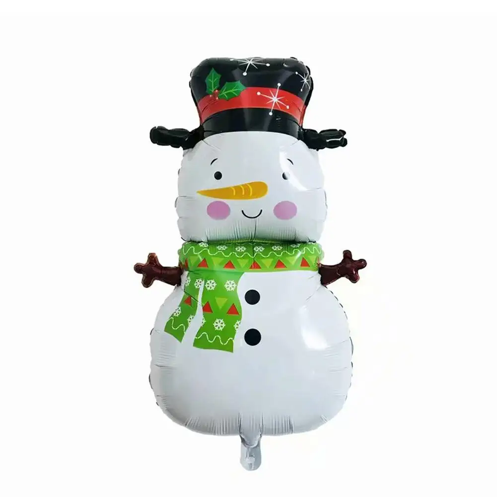 

[Рождественские подарки] Рождественская вечеринка Санта-Клаус Лось Снеговик алюминиевые воздушные шары декоративные реквизиты Празднична...