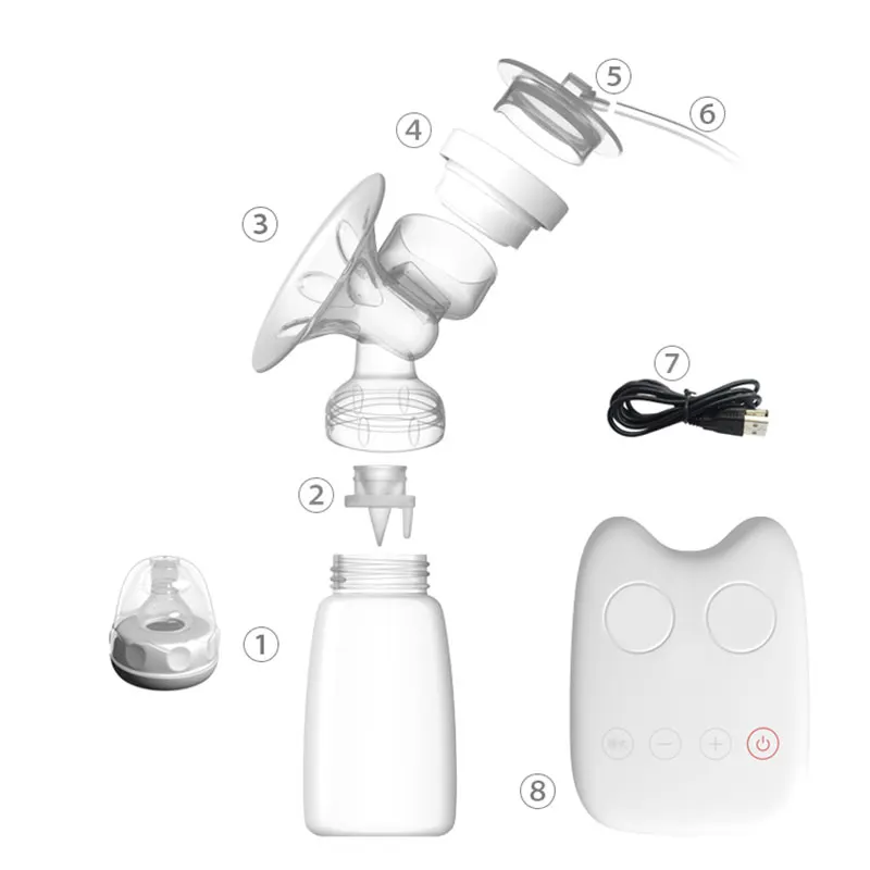 Молокоотсосы Real Bubee DIY Электрические USB молокоотсосы Детские BPA бесплатно молокоотсосы с сенсорным экраном молокоотсосы Бутылочки для молока