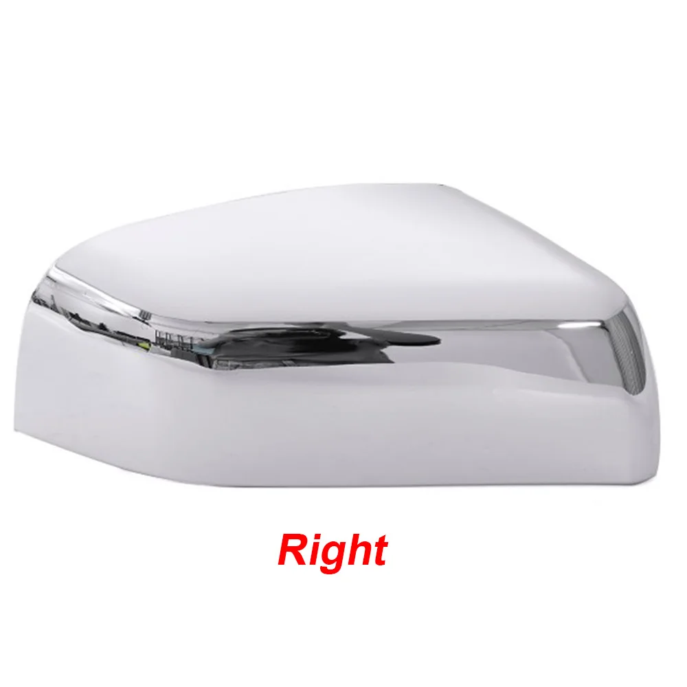 2 шт серебряное автомобильное крыло боковое зеркало крышка хром высокое качество