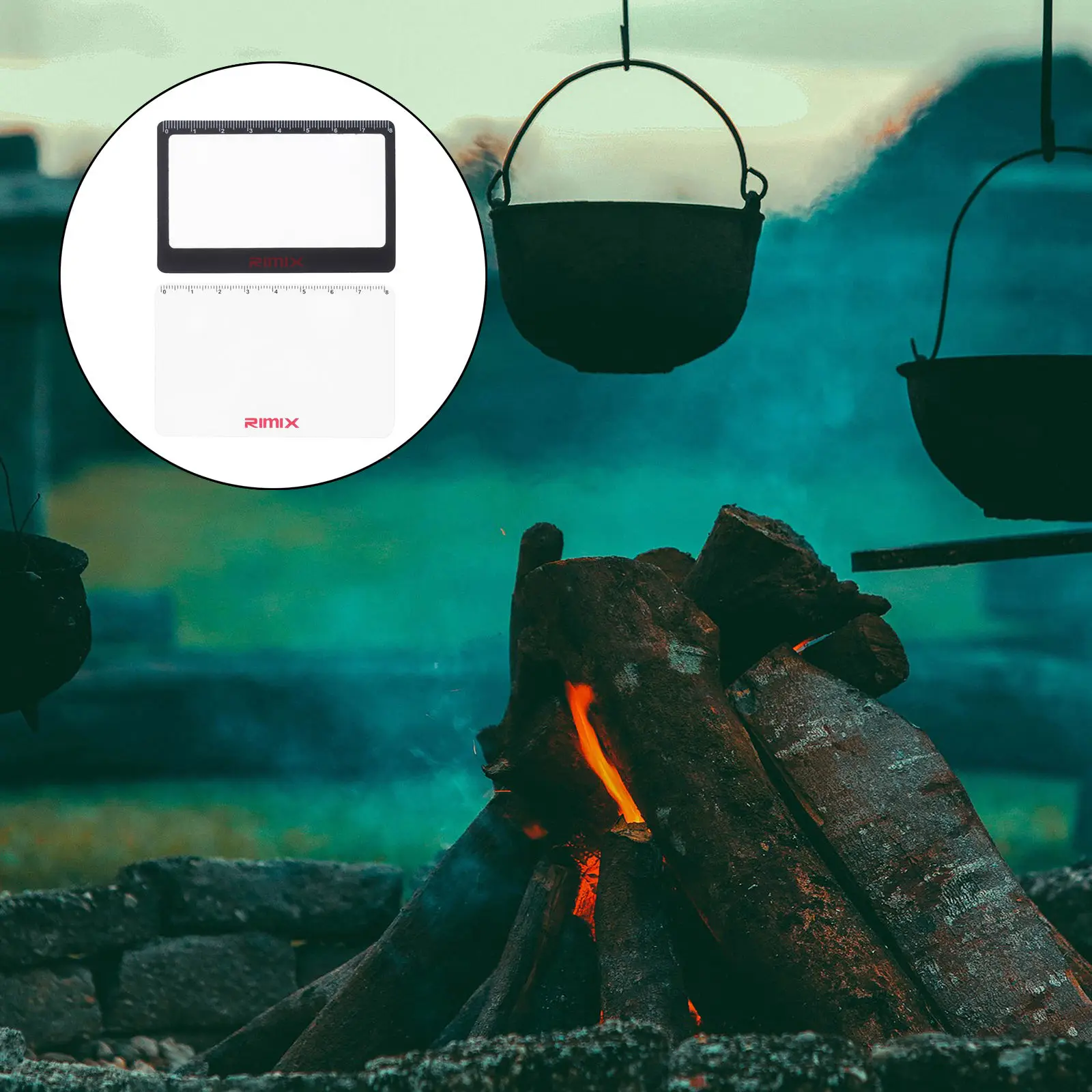 

3X Magnifier Magnification Magnifying Fresnel Lens Pocket Credit Card Size Transparent -thin Magnifying Glass