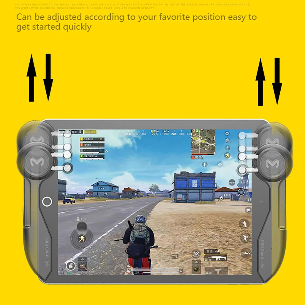 Phone Game Controller for PUBG Non-slip Six Fingers Joystick Handle Aim Button L1R1 Shooter Gamepad Trigger iPad | Электроника
