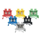 UK2.5 1 шт. винтовые электрические соединители универсальная штепсельная вилка через UK 2,5 клеммы провода соединитель din-рейку клеммный блок UK2.5B