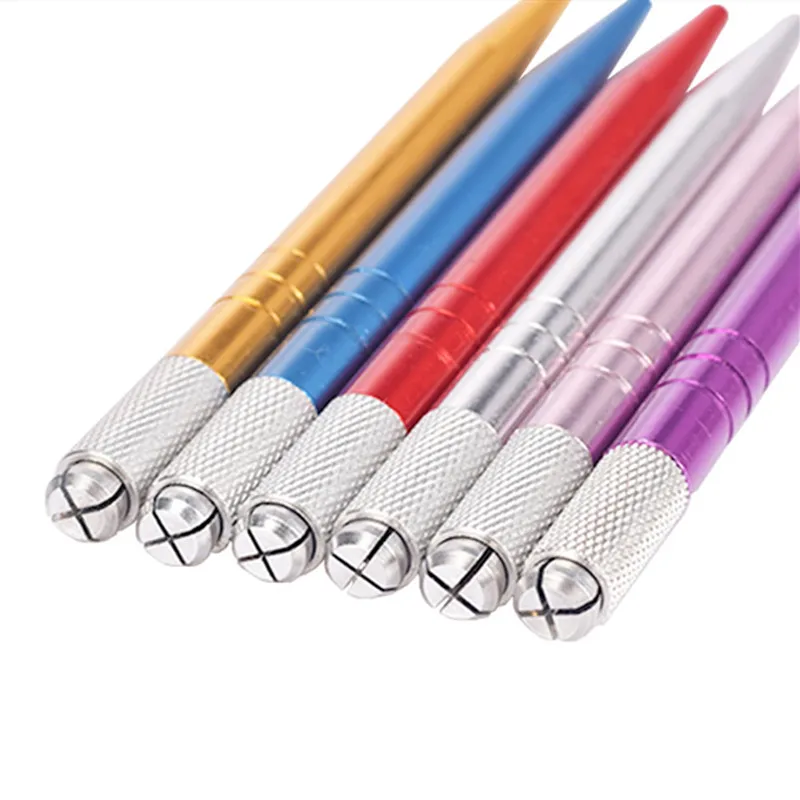 Hot Permanent Tattoo Eyebrow Microblading Machine Tools Makeup Manual Pen Handle Eyelash Mini | Красота и здоровье