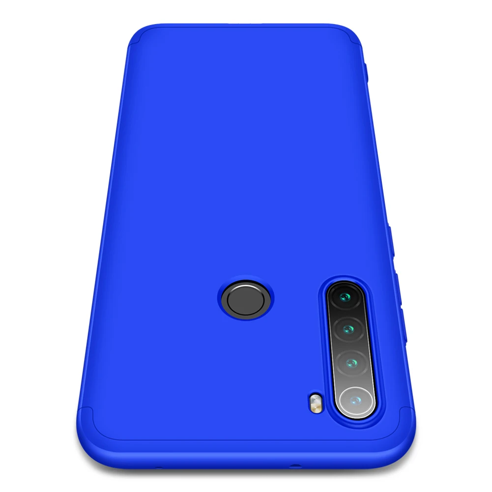 Синий Чехол для Red mi Note 8T для Xiaomi mi 9T mi 9T mi 9 SE 8 Lite A3 чехол для Red mi Note 7 8 PRo 8A 360 градусов полный защитный чехол - Цвет: Синий