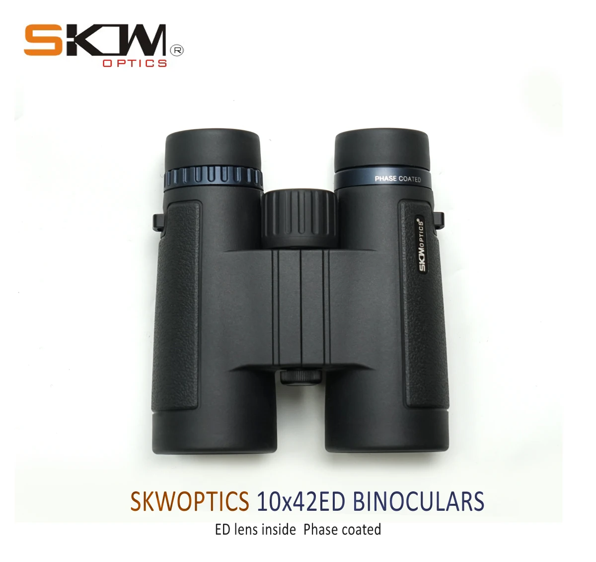 Бинокль SKWoptics 10x42 ED водонепроницаемый противотуманный с фазовым покрытием