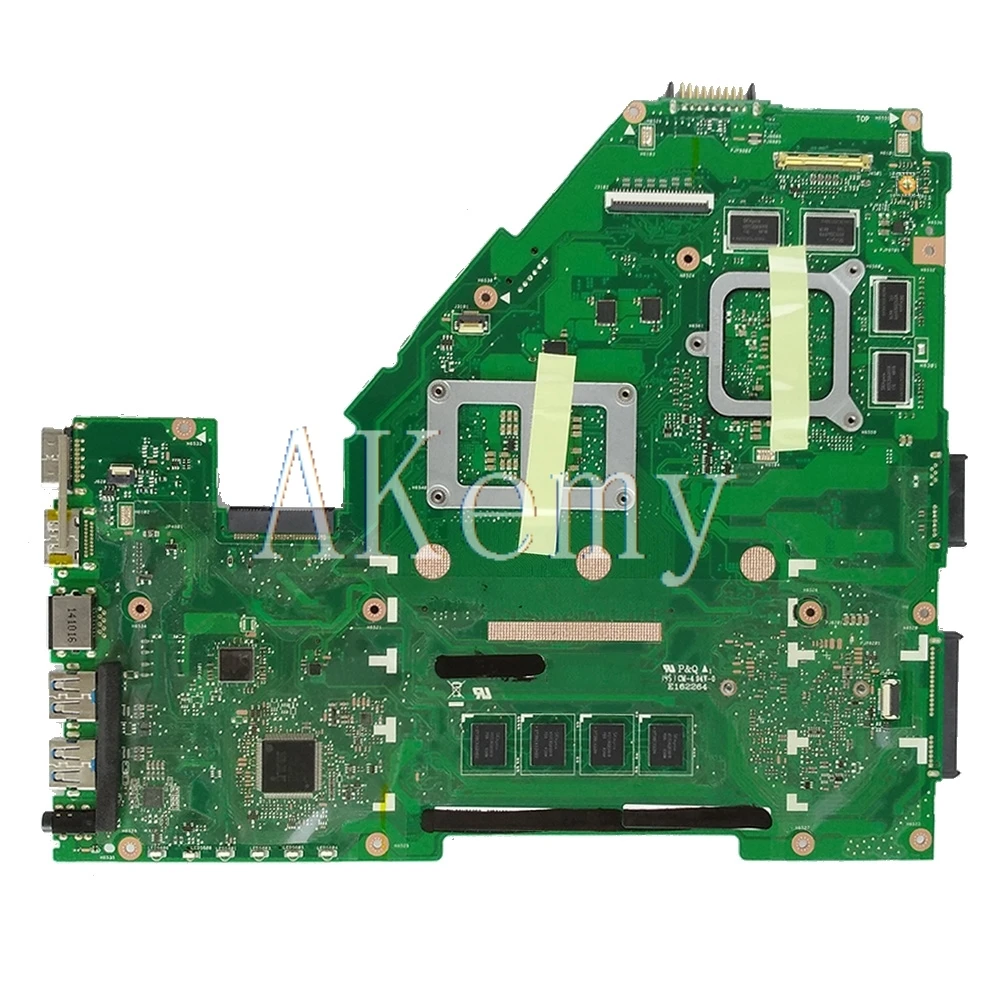 Online X550JX Motherboard I7-4750HQ CPU GTX950M-4G 4GB RAM EDP Für For Asus X550J X550JD X550JK Laptop Motherboard X550JX Mainboard TEST OK