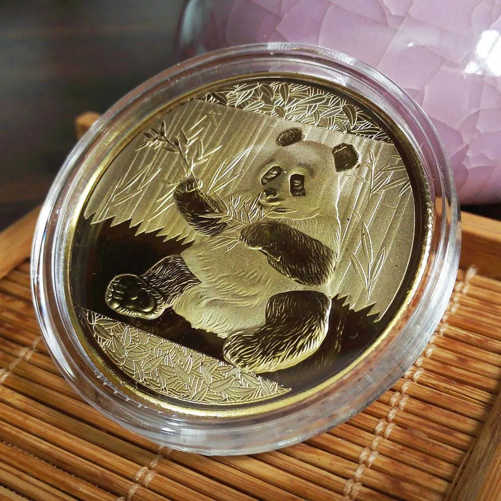 Монеты большой панды Baobao Китай памятная Коллекционная художественный подарок