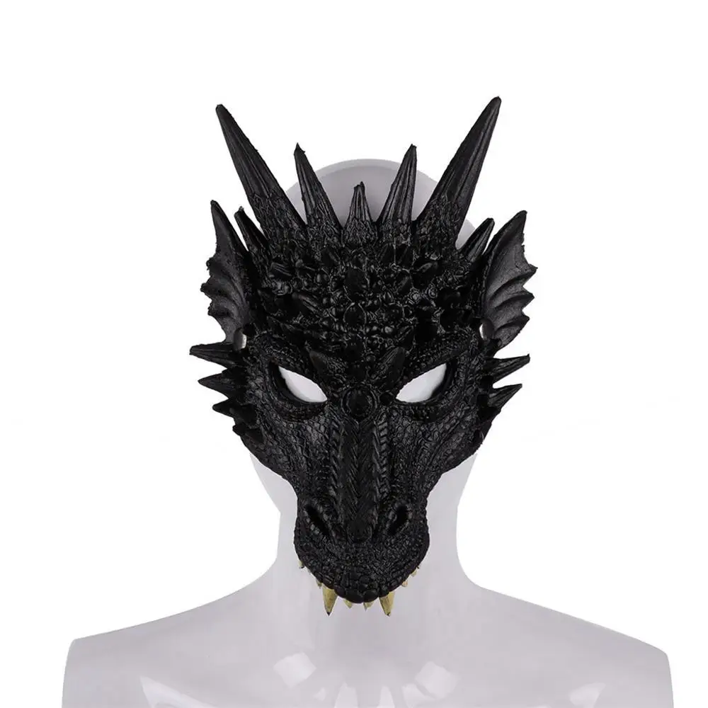 halloween mask Хэллоуин животное маска дракона модный маскарадный костюм для взрослой вечеринки Половина маска маскарадный маска Бэтмен маскарадный@ 25 - Цвет: halloween mask