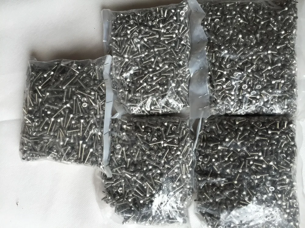 Набор шестигранных болтов Fixmee 100 Метрическая резьба м3 из нержавеющей стали 304