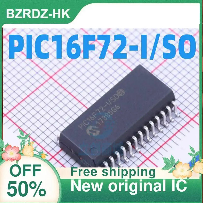 

2-5 шт./лот PIC16F72 PIC16F72-I/SO соп-28 новый оригинальный IC