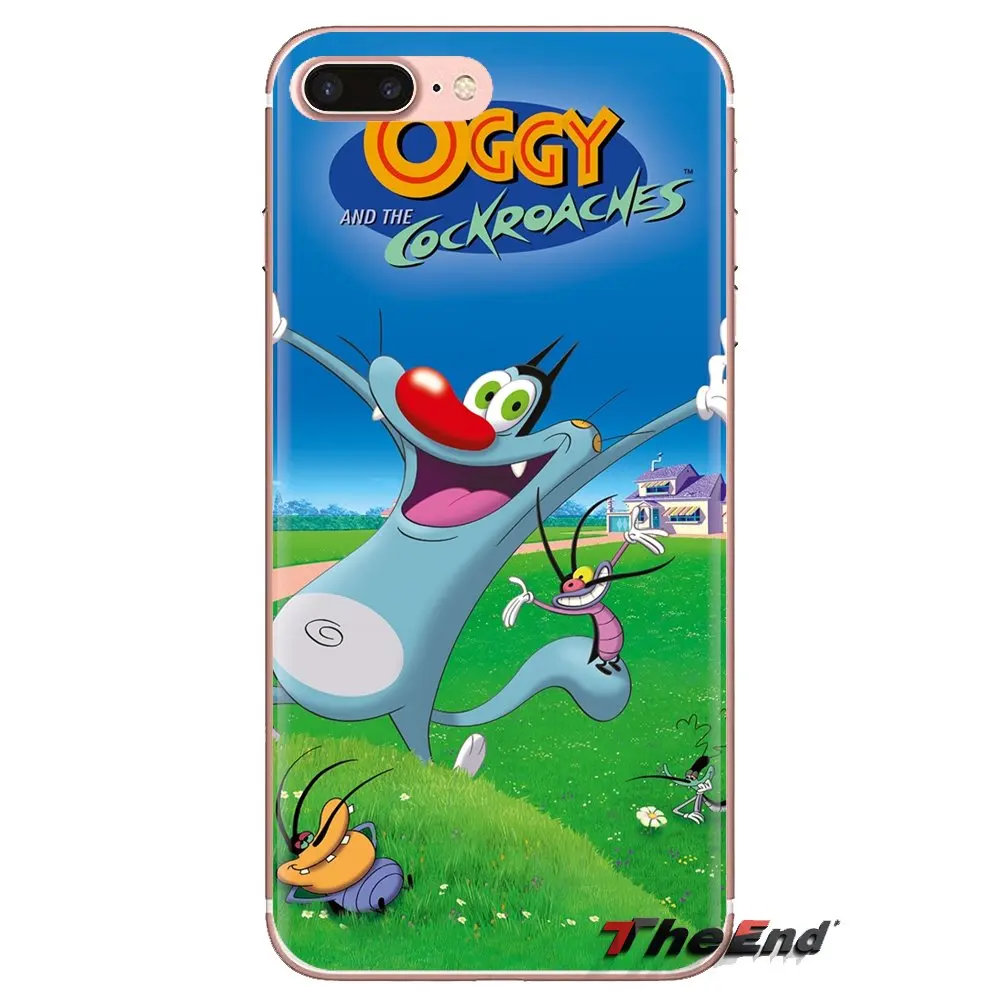 Прозрачный мягкий чехол Чехлы Oggy и тараканов для Samsung Galaxy A3 A5 A7 A9 A8 звезда A6 плюс 2018