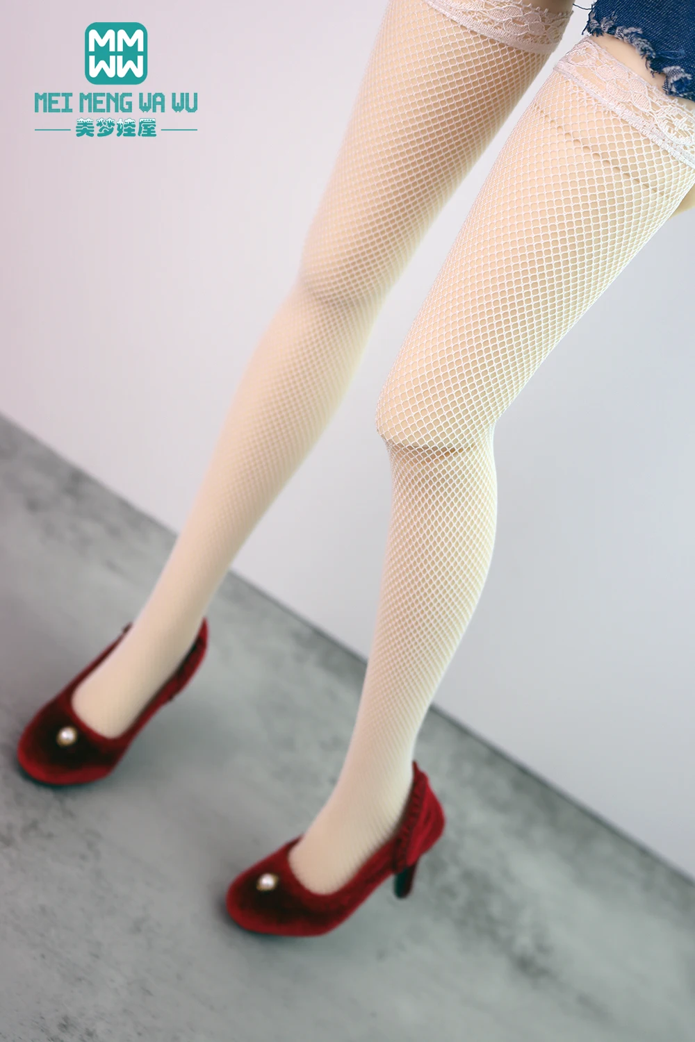 Аксессуары для шарнирных кукол модные длинные кружевные чулки в сеточку 1/3 1/4 1/6 BJD