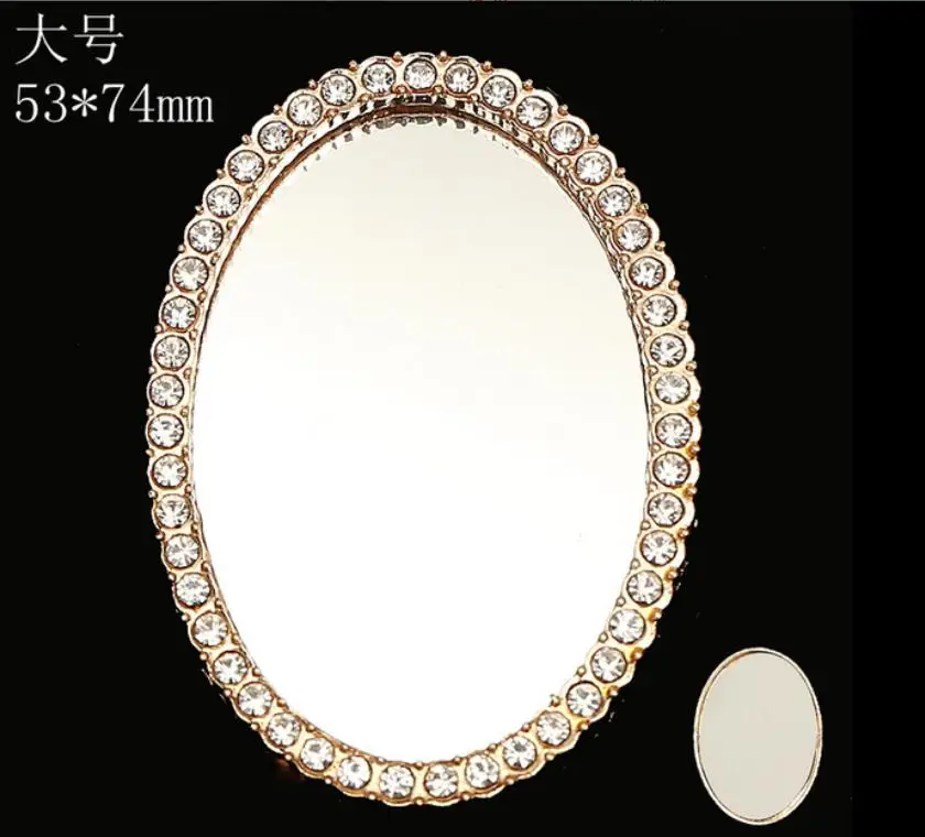 alloy buttons square round of the mirror metal rhinestone pearl button mobile phone accessory wedding diy accessory wholesale free global shipping