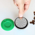 Многоразовая кофейная капсула из нержавеющей стали, чашка Dolce Duoqukusi Nestle Shell, металлический фильтр, металлическая чашка, кухонные принадлежности для выпечки