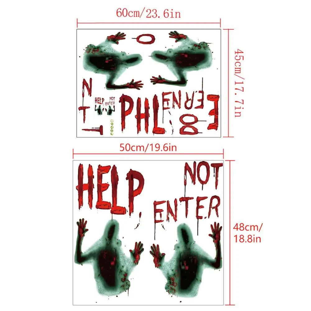2 шт. наклейка на окно Вампир | Дом и сад